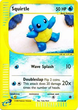 Squirtle #131 — Expedition Set Base (Reverse Holo)