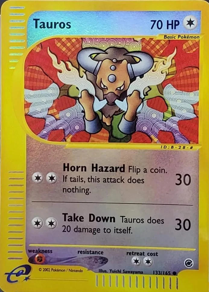 Tauros #133 — Expedition Base Set (Reverse Holo)