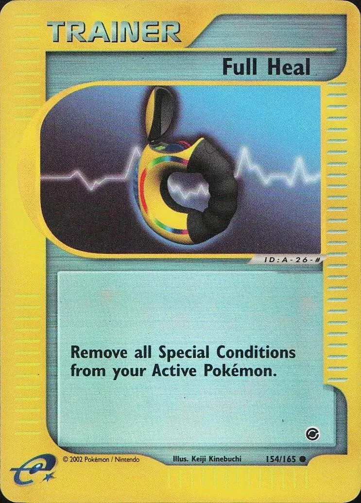 Full Heal #154 — Expedition Base Set (Reverse Holo)