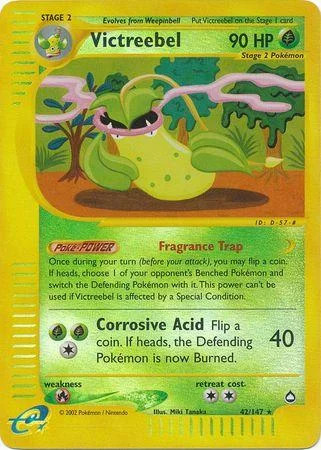 Victreebel #42 — Aquapolis (Reverse Holo)