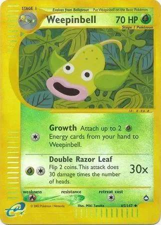 Weepinbell #65 — Aquapolis (Reverse Holo)