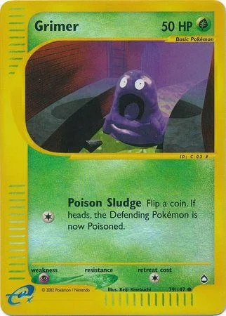 Grimer #79 — Aquapolis (Reverse Holo)