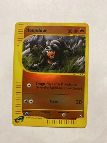 Houndour #86 — Aquapolis (Reverse Holo)