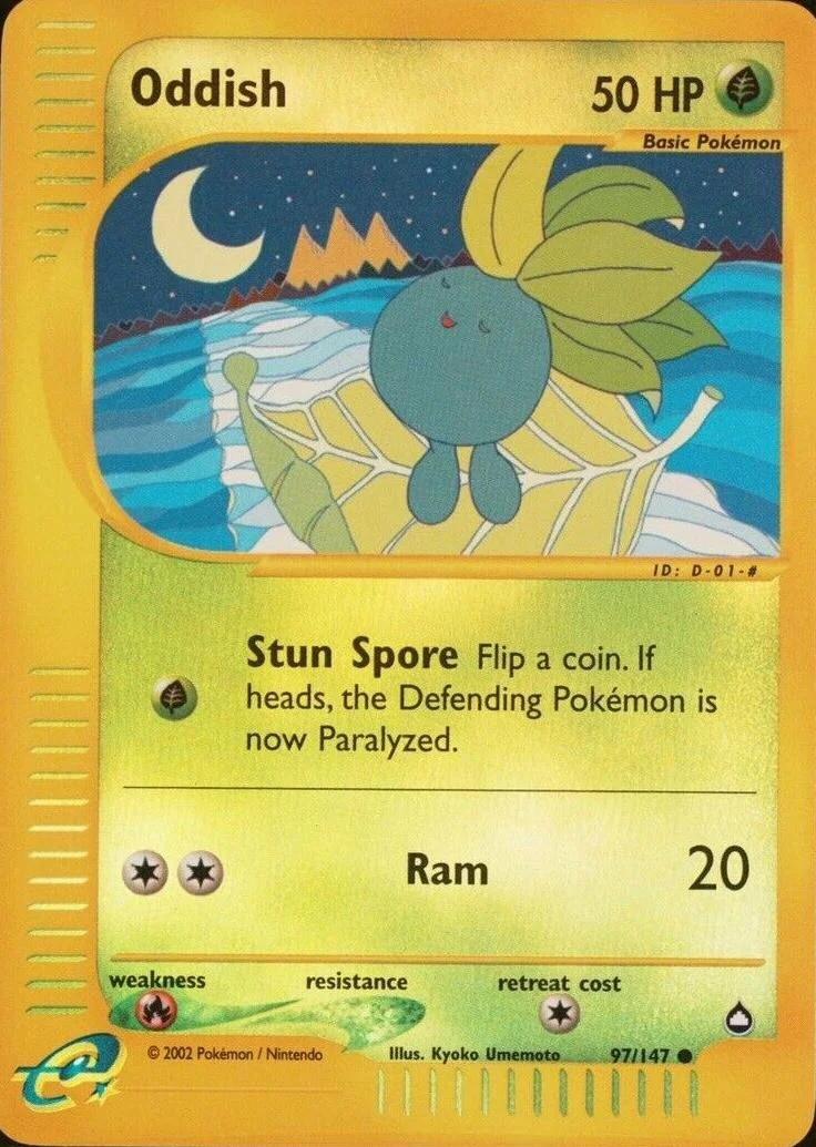 Oddish #97 — Aquapolis (Reverse Holo)
