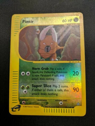 Pinsir #101 — Aquapolis (Reverse Holo)