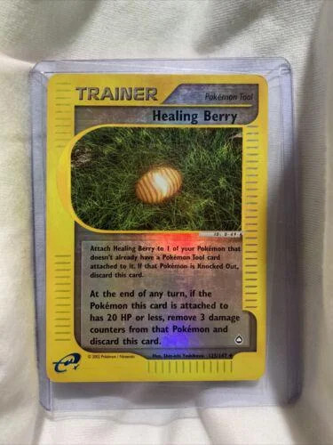 Healing Berry #125 — Aquapolis (Reverse Holo)