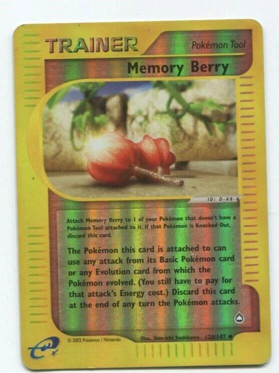 Memory Berry #128 — Aquapolis (Reverse Holo)