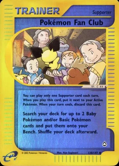 Pokémon Fan-Club #130 — Aquapolis (Reverse Holo)