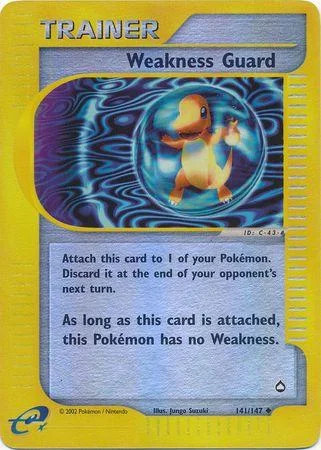Weakness Guard* #141 — Aquapolis (Reverse Holo)