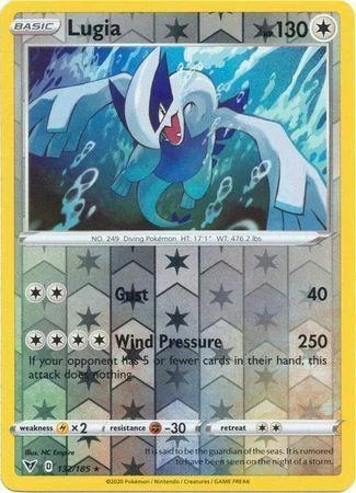Lugia #132 — Voltaggio Sfolgorante (Reverse Holo)