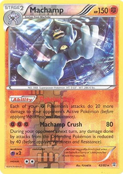 Machamp #42 — Generazioni (Reverse Holo)