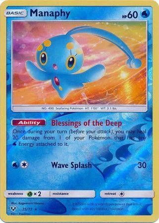 Manaphy #25 — Leggende Iridescenti (Reverse Holo)