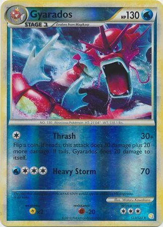 Garados #123 — HeartGold SoulSilver (Reverse Holo)