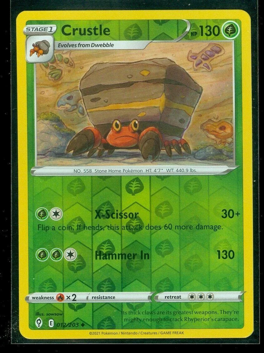 Crustle #012 — Evoluzioni Eteree (Reverse Holo)