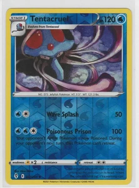 Tentacruel #027 — Céus em Evolução (Reverse Holo)