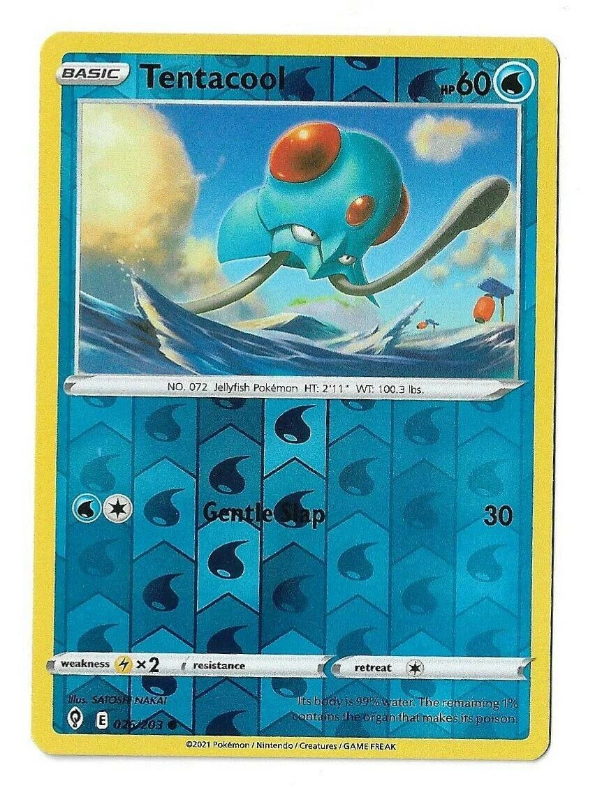 Tentacool #026 — Céus em Evolução (Reverse Holo)