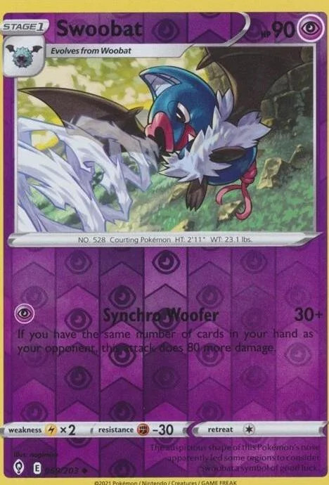 Swoobat #069 — Evoluzioni Eteree (Reverse Holo)