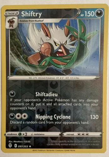 Shiftry #097 — Evoluzioni Eteree (Reverse Holo)