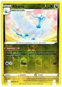 Altaria #106 — Evoluzioni Eteree (Reverse Holo)