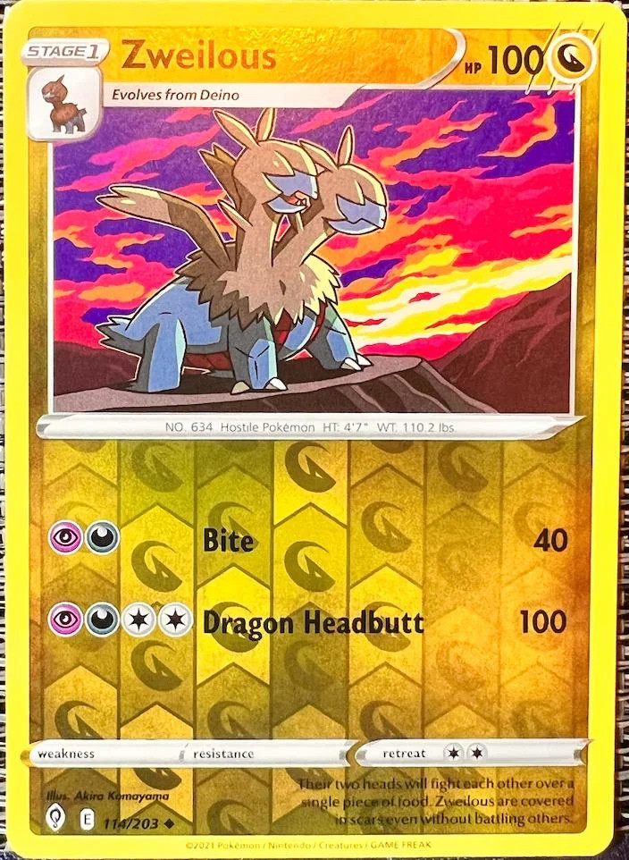 Zweilous #114 — Evoluzioni Eteree (Reverse Holo)