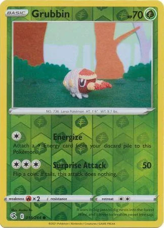 Larvibule #018 — Poing de Fusion (Reverse Holo)