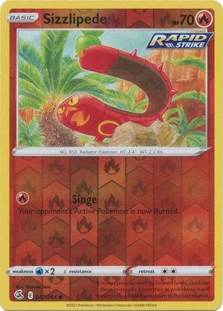 Sizzlipede #047 — Golpe Fusión (Reverse Holo)