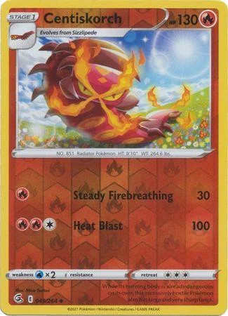 Centiskorch #049 — Golpe Fusión (Reverse Holo)