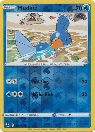Mudkip #062 — Golpe Fusión (Reverse Holo)
