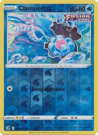 Clamperl #065 — Fusion Strike (Reverse Holo)