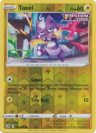 Toxel #106 — Golpe Fusão (Reverse Holo)