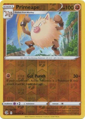 Primeape #134 — Golpe Fusão (Reverse Holo)