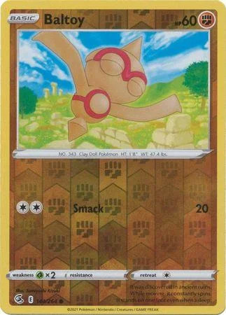 Baltoy #144 — Colpo Fusione (Reverse Holo)