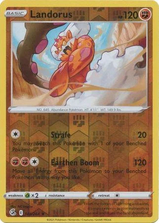 Landorus #148 — Golpe Fusão (Reverse Holo)