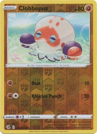 Clobbopus #152 — Golpe Fusión (Reverse Holo)