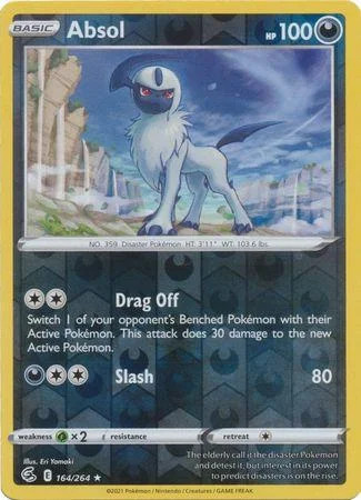 Absol #164 — Colpo Fusione (Reverse Holo)