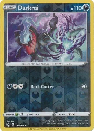 Darkrai #167 — Golpe Fusão (Reverse Holo)