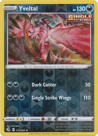 Yveltal #175 — Golpe Fusão (Reverse Holo)