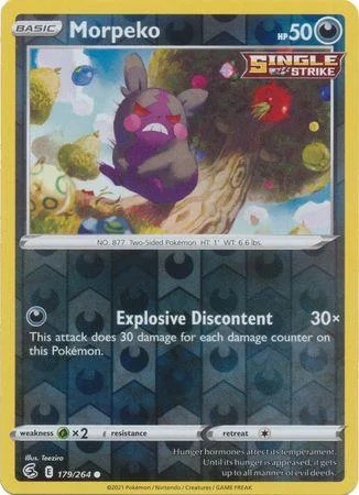 Morpeko #179 — Fusionsangriff (Reverse Holo)