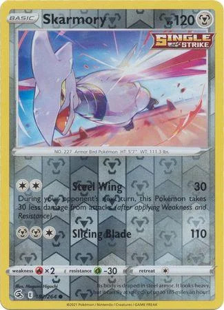 Skarmory #182 — Golpe Fusão (Reverse Holo)
