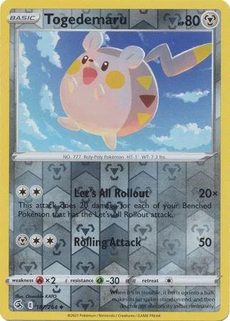 Togedemaru #187 — Golpe Fusão (Reverse Holo)