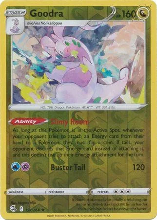 Goodra #197 — Golpe Fusão (Reverse Holo)