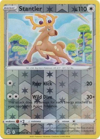 Stantler #208 — Golpe Fusión (Reverse Holo)