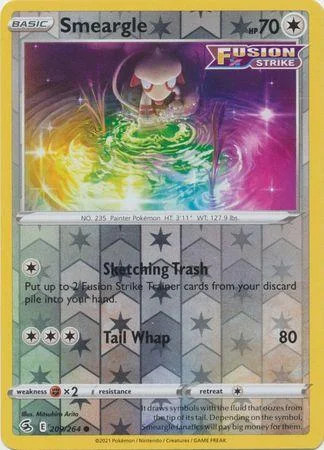 Smeargle #209 — Golpe Fusão (Reverse Holo)