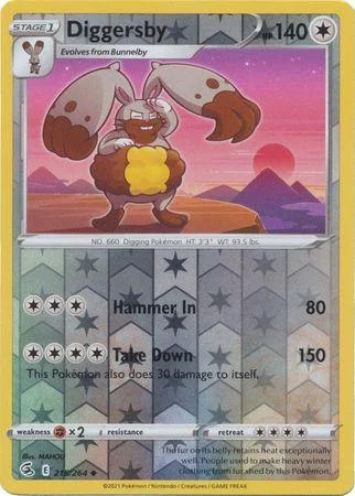 Diggersby #215 — Golpe Fusão (Reverse Holo)
