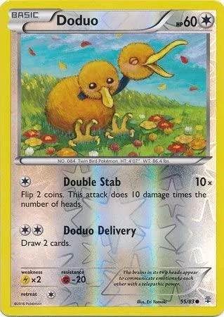 Doduo #55 — Generazioni (Reverse Holo)