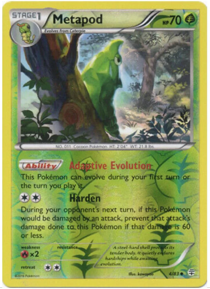 Metapod #4 — Generazioni (Reverse Holo)