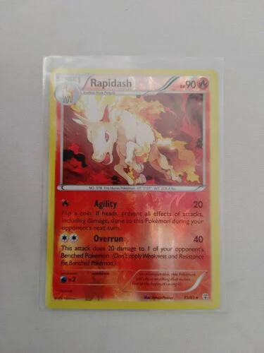 Rapidash #15 — Gerações (Reverse Holo)