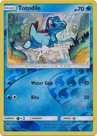 Totodile #18 — Lendas Luminescentes (Reverse Holo)