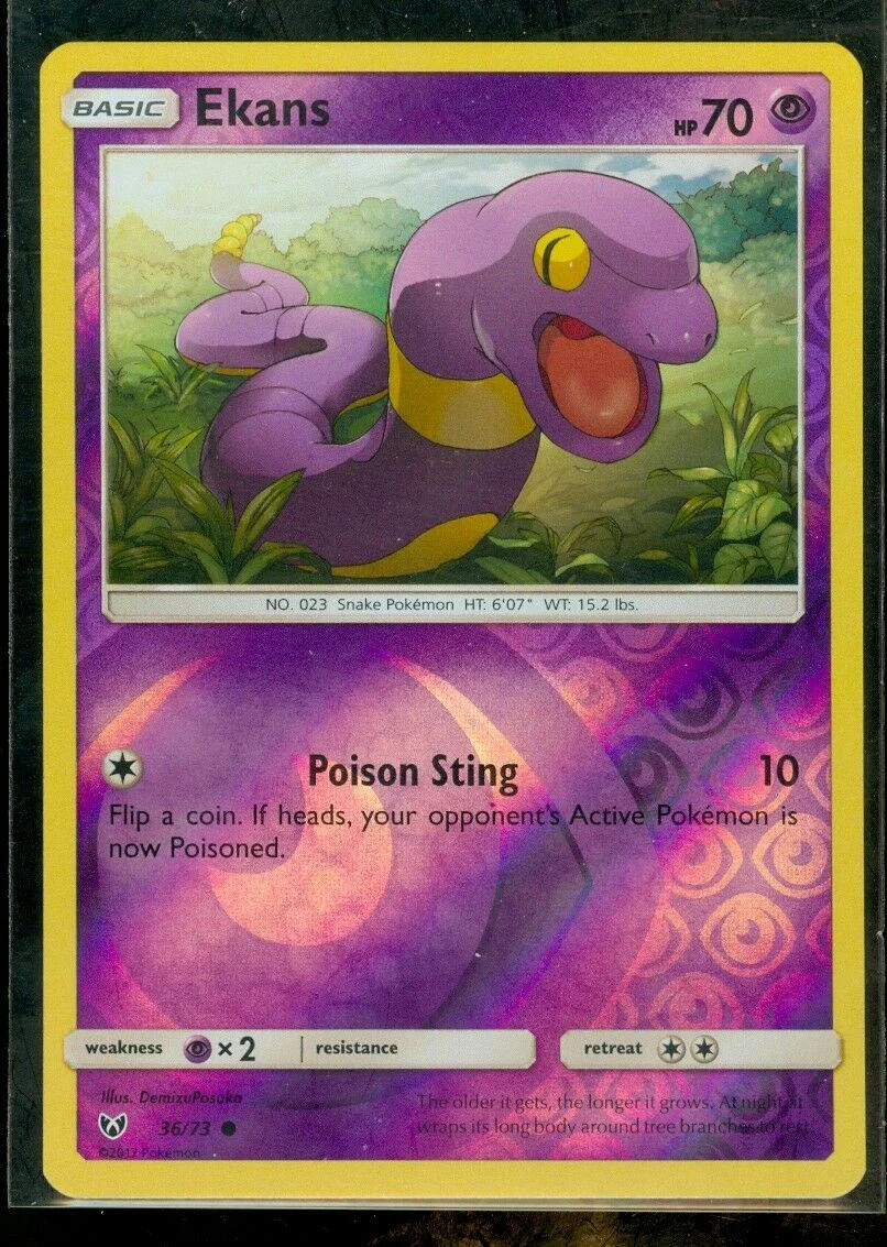 Ekans #36 — Leggende Iridescenti (Reverse Holo)
