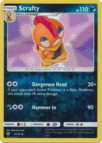 Scrafty #51 — Lendas Luminescentes (Reverse Holo)
